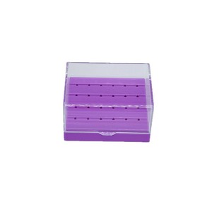 Caja de plástico para fresas de 24 orificios, soporte para fresas, materiales dentales, caja de almacenamiento de plástico para fresas dentales de alta y baja velocidad - Product Image 4