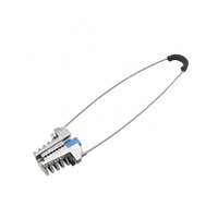 Pince d'ancrage pour câble de tension de ligne aérienne basse tension en acier avec une résistance à la rupture de 8 kN pour câbles de 5 à 10 mm