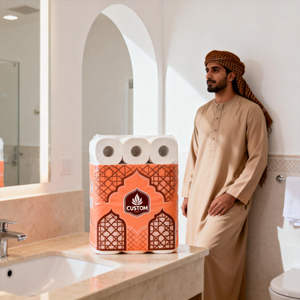 <span class=keywords><strong>Papier</strong></span> <span class=keywords><strong>toilette</strong></span> gaufré 3 plis doux, écologique, résistant, sans poussière, en pâte de bois vierge, sans danger pour les fosses septiques, pour l'hypermarché et la vente en gros - Product Image 1