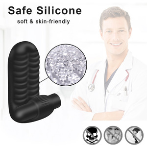 10 Frequenzen Batterie USB-Aufladung Klitoris-Stimulator <span class=keywords><strong>G</strong></span>-Punkt Vibrationsmassagegerät Wasserdichter Fingervibrator für Frauen - Product Image 4