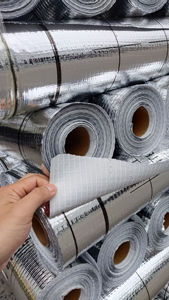 Feuille d'aluminium PE laminé feuille tissée comme isolation de vapeur et <span class=keywords><strong>thermo</strong></span> réflexion - Product Image 2