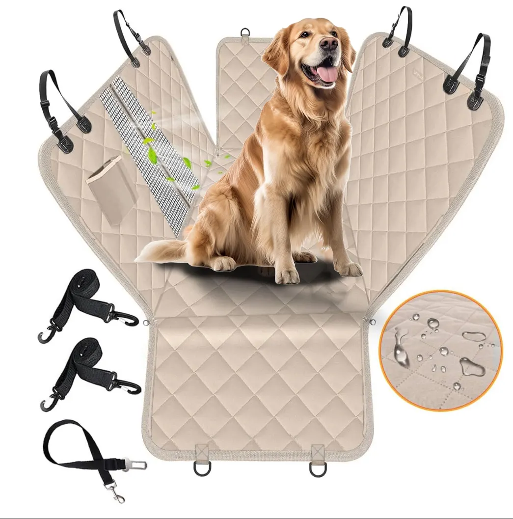 Wholesale Luxury Hammock Dog Car Seat Carrier Protector Cover Waterproof Heavy Duty Pet Dog Car Seat Cover