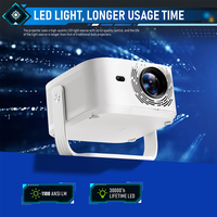 Projecteur Wifi Portable Topleo, Home Cinéma, Vidéoprojecteur Hy450 Max 8k, Smart Android 1080p, Projecteur de Poche