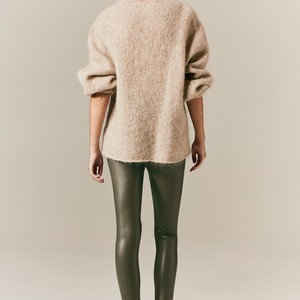 กางเกงเลกกิ้งเล่นโยคะสีดำแบบกำหนดเองสำหรับผู้หญิงสไตล์เซ็กซี่คลับวัสดุโพลีเอสเตอร์ผ้าสแปนเด็กซ์สีพื้นล้าหลังสำหรับวิ่งโยคะ - Product Image 4