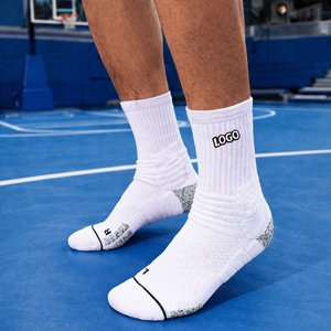 Calcetines Deportivos Personalizados con Logotipo Bordado para Hombre, Calcetines <span class=keywords><strong>de</strong></span> Baloncesto Acolchados Personalizados - Product Image 3