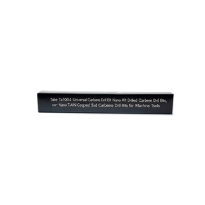 Foret universel en carbure Ttake Ta1004, revêtement Nano TiAlN, forets en carbure 5Xd - Product Image 2