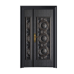 PHIPULO Grand Premiere <span class=keywords><strong>Puertas</strong></span> <span class=keywords><strong>de</strong></span> aluminio esculpidas a <span class=keywords><strong>mano</strong></span> <span class=keywords><strong>Puertas</strong></span> delanteras premium a medida <span class=keywords><strong>Puertas</strong></span> señoriales para Elite Villas - Product Image 3