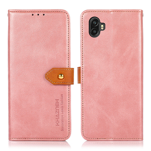 เคสหนัง PU ลายวัวสองสี ปุ่มสีทอง แบบพับได้ สำหรับโทรศัพท์ <span class=keywords><strong>Samsung</strong></span> <span class=keywords><strong>Galaxy</strong></span> <span class=keywords><strong>XCOVER</strong></span> <span class=keywords><strong>PRO</strong></span> <span class=keywords><strong>2</strong></span> - Product Image 3