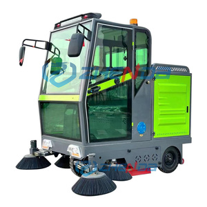 Camion balayeuse électrique à cinq brosses, très vendu, pour le nettoyage des rues, largeur de balayage de 2000 mm, batterie 48V, bac à déchets de 180L - Product Image 2