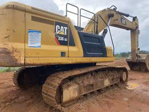 Excavateur Caterpillar 336GC d'occasion avec peinture originale Les composants du noyau de chenille de 36 tonnes comprennent le roulement de la pompe à engrenages de la boîte de vitesses du moteur - Product Image 3