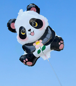 어린이를위한 핫 팬더 풍선 스틱 풍선 생일 파티 장식 - Product Image 2