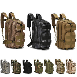 Sac à dos de combat Molle 3 jours, sac de randonnée camouflage noir, sac de randonnée en plein air, sac tactique de camping pour hommes - Product Image 6