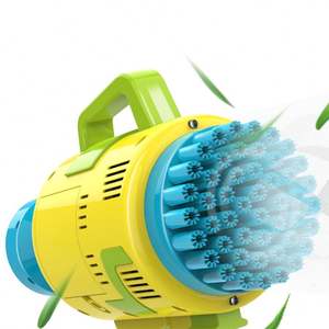 Pistola de Burbujas Automática 2022 con Luz Intermitente, Juguete Acuático, Lanza Burbujas de Jabón para Niños - Product Image 5