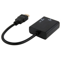 Konverter Hdmi Ke Vga 1080P Ke Vga dengan Adaptor Kabel Audio Konverter Hdmi Ke Vga Harga Murah