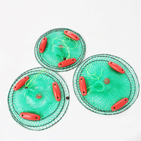 Filet de pêche avec sac de colle à séchage rapide filet de pêche pliable accessoires de pêche à l'écrevisse et à la carpe