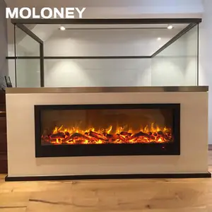 Moloney wholesale screen flat decorative electric fireplace without heat