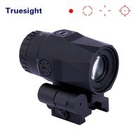 MG002 3X Magnifier 20mm Objective Lens 2 Diopter Adjustment 72mm Compact Matt Black Aluminium Red Dot High IP67 Waterproof