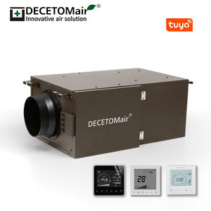 Ventilateur de ventilation silencieux unidirectionnel DDECETOMair PM2.5 pour cuisine, salon, haute efficacité, design moderne, hôpital, hôtel - Product Image 1