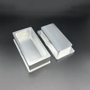 직사각형 칩을 만들기 위해 특별히 설계된 식품 등급 알루미늄으로 만든 프리 프레스 금형 2x4