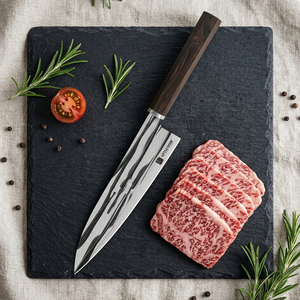 Cuchillo de Chef Japonés Profesional de 8.5 Pulgadas, Acero con Alto Contenido de Carbono 5Cr/7Cr17Mo/9Cr18MoV/VG10/AUS10, 58HRC, Mango de Ébano, Cuchillo de Cocina para el Hogar - Product Image 3