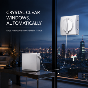 หุ่นยนต์ทำความสะอาดกระจกอัจฉริยะ ECOVACS W2 PRO OMNI พร้อมแท่น OMNI อเนกประสงค์ ทำงานอัตโนมัติเต็มรูปแบบ สำหรับโรงแรมและครัวเรือน - Product Image 1