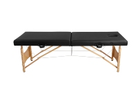 Table de massage en bois au design moderne, équipement de spa et salon, chaise de soin confortable, pliable et portable, pour hôtels, écoles et utilisation extérieure, facile à transporter