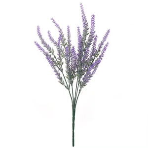 <span class=keywords><strong>Fleurs</strong></span> de lavande artificielles séchées avec soie, fausse plante, pour un décor de mariage, pour décorer un centre de Table, de la maison, g - Product Image 1