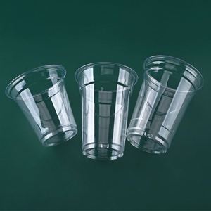 Vasos Desechables Transparentes de Plástico PET con Tapas, Calibre 98, 12/14/16/18/20/24 oz, Logotipo Personalizado para Café Helado, Latte, Jugo - Product Image 5