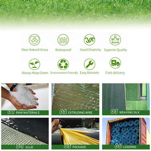 <span class=keywords><strong>Gazon</strong></span> artificiel durable et respectueux de l'environnement, fabriqué à partir de matériaux PE/PP haute densité ignifuges, <span class=keywords><strong>gazon</strong></span> recyclable - Product Image 6