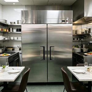 <span class=keywords><strong>Réfrigérateur</strong></span> vertical commercial en acier inoxydable pour cuisine de restaurant, fournisseur en gros pour commandes de distributeurs - Product Image 3