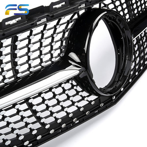 <span class=keywords><strong>W205</strong></span> Facelift Diamond Look Grille avant noire pour voitures de <span class=keywords><strong>classe</strong></span> <span class=keywords><strong>C</strong></span> 2019-ON Bon ajustement sans trou de caméra - Product Image 4
