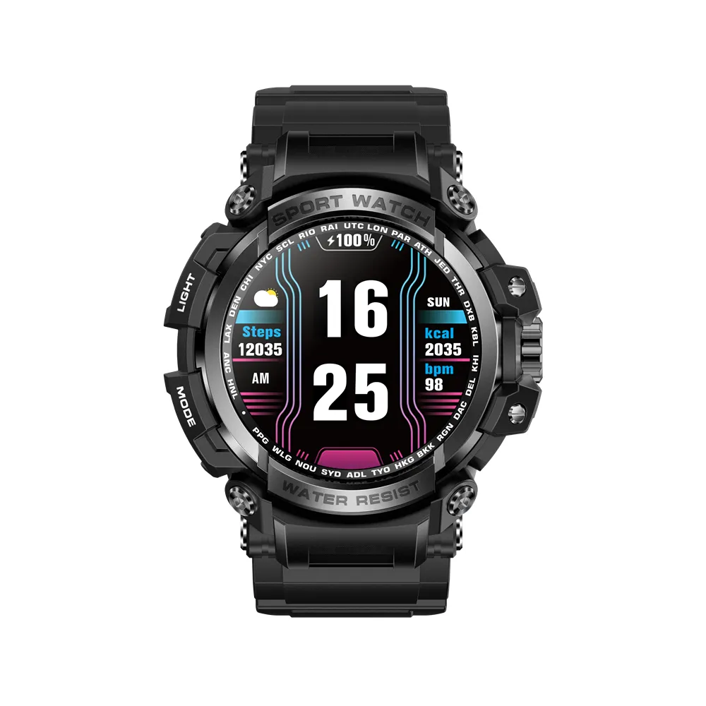 Hot Bán Người Đàn Ông Smartwatch Không Thấm Nước Chống Sốc Thể Thao Android IOS Thông Minh Đồng Hồ Vòng Màn Hình Cho Iphone Samsung Điện Thoại Di Động Trường Hợp