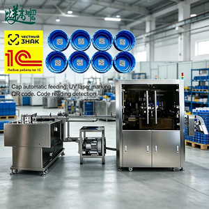 เครื่องมาร์กกิ้งด้วยเลเซอร์ระบุตำแหน่ง GS1 สำหรับฝาขวดน้ำ ใช้กับสายการบรรจุขวดน้ำ พร้อมระบบ ASL BELGISI Complianc - Product Image 1