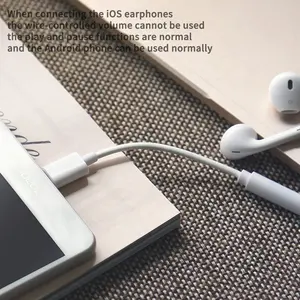 Cantell Hoge Kosten Prestaties Usb C Naar 3.5 Aux Kabel C Type Naar 3.5Mm Dac Hoofdtelefoon Audio Jack Adapter Kabel Voor Oortelefoon