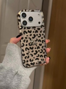 เคสโทรศัพท์ลายเสือดาว TPU แฟชั่น สำหรับ 17promax 16 15 14 13 12 <span class=keywords><strong>iphone</strong></span> XR สไตล์วินเทจย้อนยุคยอดนิยม - Product Image 2