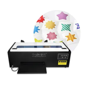 Mini colourful label machinery A4 size Vinyl sticker printer work with cutting plotter