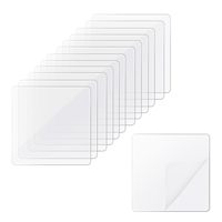 Points de colle double face transparents ronds, points adhésifs nano sans traces, feuilles adhésives acryliques, autocollants, adhésif double face
