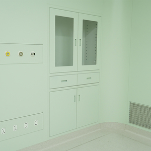 خزانة تخزين طبية معيارية من الفولاذ المقاوم للصدأ بتصميم إطار مخفي لغرف العمليات النظيفة - Product Image 5