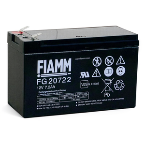 Batería VRLA Recargable Fiamm FG20722 12V 7.2Ah para UPS, Uso Cíclico en Modo de Espera, Italia - Product Image 3
