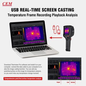 HEDAO DT-979E Handheld <b>Thermal</b> <b>Imager</b> WIFI 120X90 50Hz 2.8inch 320x240 -20 400 Portable Fault Ground Heating Leakage - Product Image 3