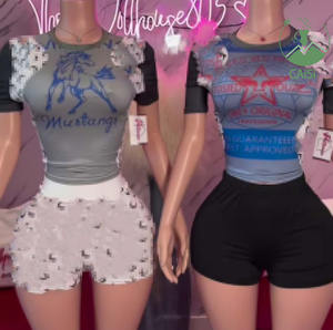 Scritta stampata sport 2 pezzi Set da <span class=keywords><strong>donna</strong></span> maglietta a maniche corte e <span class=keywords><strong>pantaloncini</strong></span> abiti 2025 estivi Patchwork completi Fitness - Product Image 1