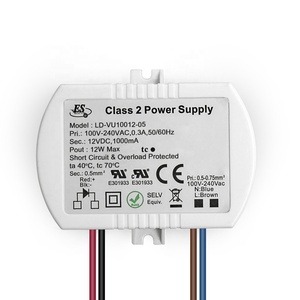 Class 2 cung cấp điện <span class=keywords><strong>12VDC</strong></span> 1000mA 12 Wát AC-DC điện áp không đổi IP65 dẫn lái xe cho <span class=keywords><strong>LED</strong></span> chiếu sáng - Product Image 2