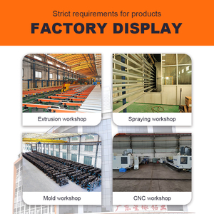 Profils en alliage d'aluminium sur mesure pour panneaux <span class=keywords><strong>de</strong></span> clôture en aluminium, barrières extérieures et systèmes <span class=keywords><strong>de</strong></span> clôtures <span class=keywords><strong>de</strong></span> jardin modernes - Product Image 4