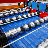 Machine de formage de tôles trapézoïdales IBR standard philippine, contrôlée par PLC, avec moteur et pompe, pour acier GI PPGL