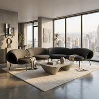 Canapé d'intérieur multifonctionnel de luxe OEM&ODM, prix Chine, mobilier moderne 4 places, fauteuil de loisirs noir pour salon