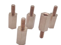 Custom CNC Machining Brass Fasteners M3-M10 Male Female Thread Hexagon Standoffs Gasket With Zinc Plating
