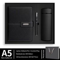 Set de Regalo de Cuaderno Personalizado de Lujo con Logotipo, Bolígrafo y Caja de Regalo