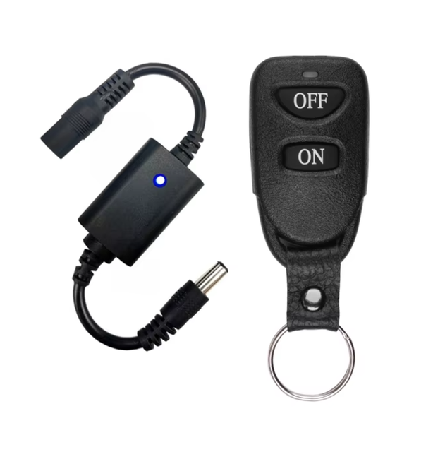 DC 3.7V 5V 9V 12V Wireless RF Remote Control Switch Relay Driver Power ON OFF For LED Light Strip Reading Lamp 5.5*2.1 DC