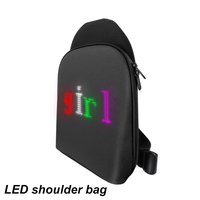 Sac à dos intelligent Didi Taxi avec écran LED lumineux IP65, affichage de texte SDK, pour cyclisme, publicité extérieure, sac à affiches numériques