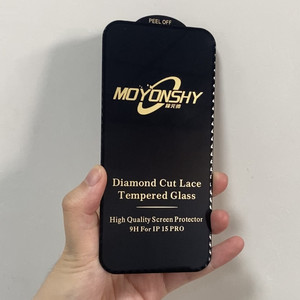 Real-Buy 9h <span class=keywords><strong>protector</strong></span> de <span class=keywords><strong>pantalla</strong></span> de vidrio templado <span class=keywords><strong>protector</strong></span> de <span class=keywords><strong>pantalla</strong></span> de encaje de corte de diamante para Samsung Galaxy M51 Vidrio Templado - Product Image 5